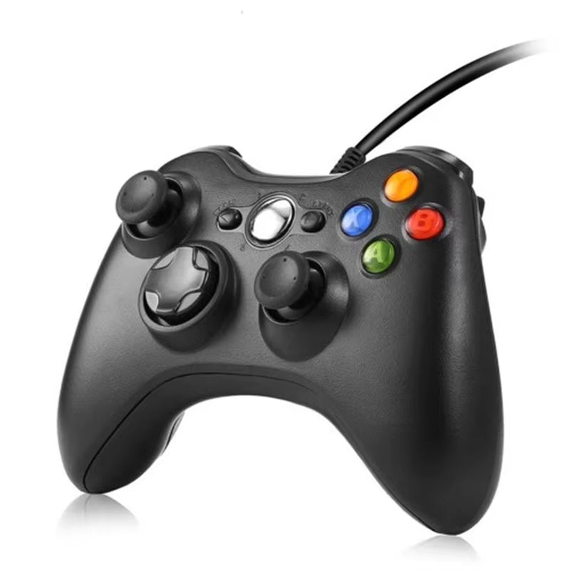 USB Wired Gamepad for Xbox 360 and Slim - Compatible Controller for Windows 7/8/10 and Steam Games