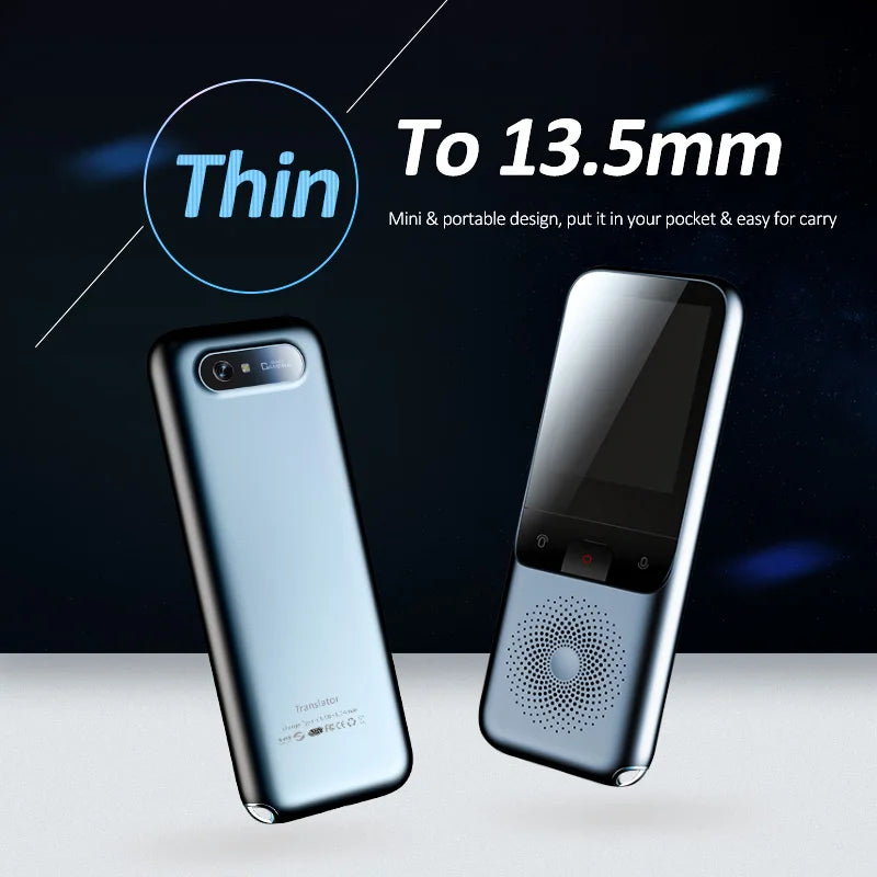 T11 Portable Audio Translator 138 Language Smart Translator Offline in Real Time Smart Voice AI Voice Photo Translator