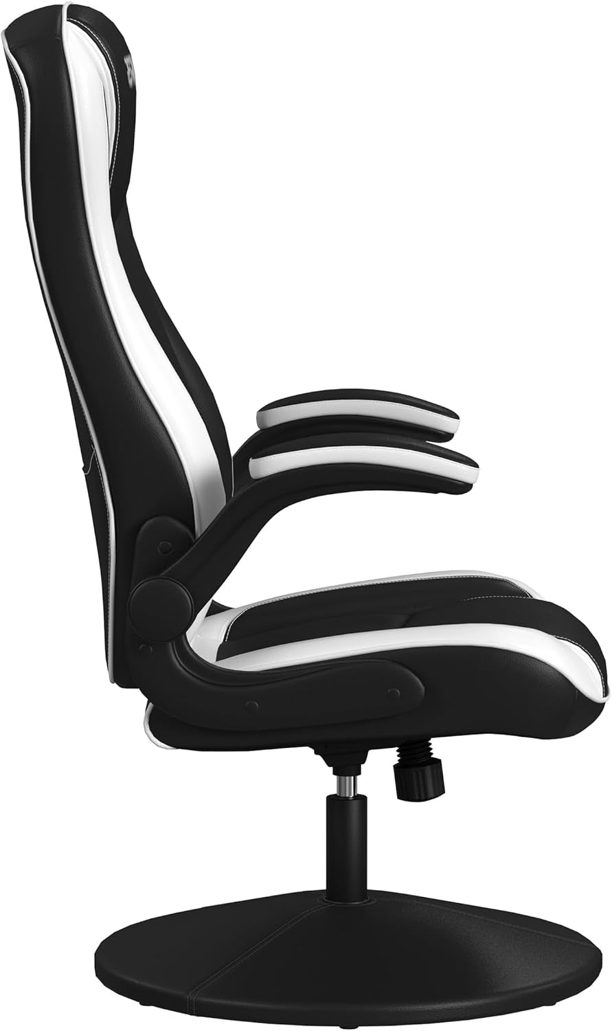 800 Racing-Inspired Gaming Rocker Chair, White RSP 800 BLK WHT