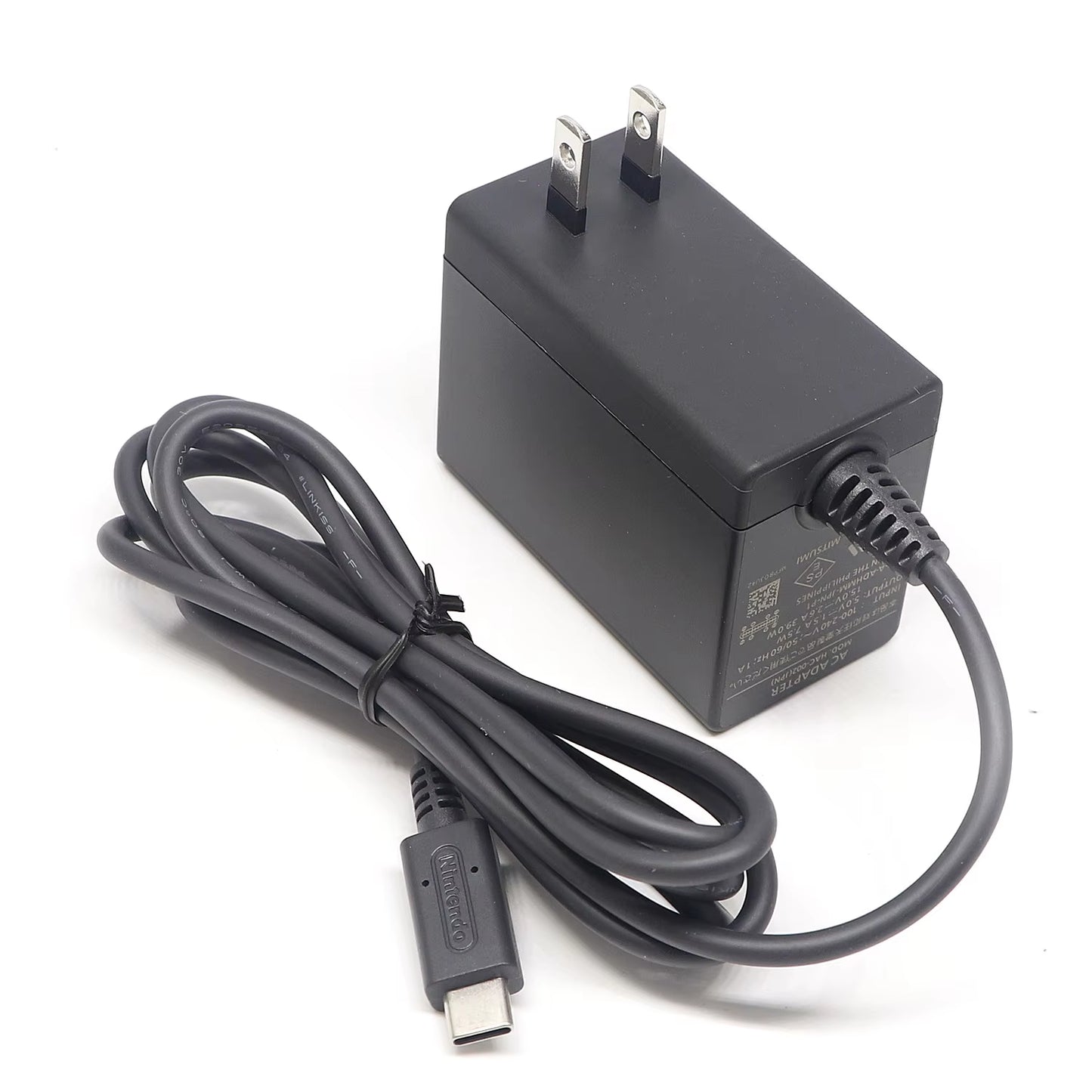 Original 100-240V Power Adapter Charger for Nintendo Switch with US Plug