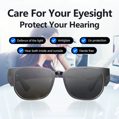 Smart Glasses GS09 M6 PRO Drivers Special Sunglasses Anti-Blue Blue Bluetooth Headset AI Audio Glasses Free Both Ears