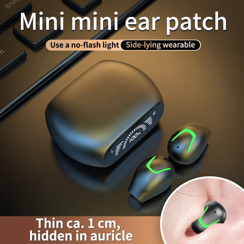 New Mini 21 Ultra-Small Earphones Wireless Bluetooth Headset Two-Ear Waterproof Sports Earbuds In-Ear Headphones for Smartphone