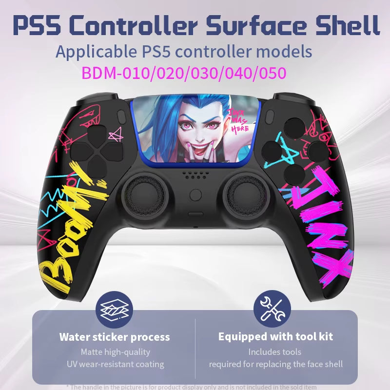 Front Shell Touchpad Replacement for PS5 Controller BDM-010, 020, 030, 040, 050 - James and Jinx Design