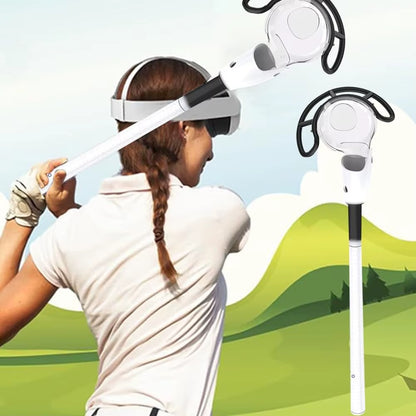 VR Golf Club Attachment for Meta Quest 3 Controller - Enhanced Grip for Tennis, Baseball, and Kayaking Accessories