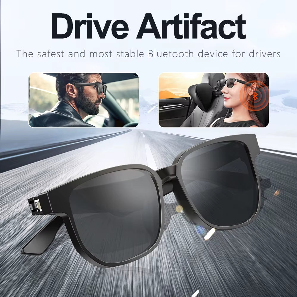 Smart Glasses GS09 M6 PRO Drivers Special Sunglasses Anti-Blue Blue Bluetooth Headset AI Audio Glasses Free Both Ears