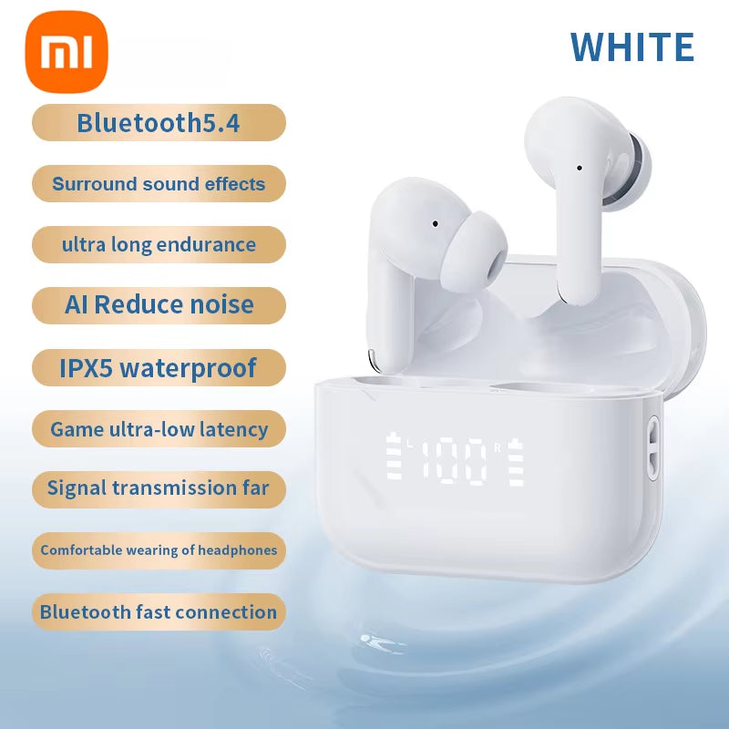 Xiaomi Wireless AI Earphones with Real-Time Language Translation Noise Reduction Touch Volume Control Type-C Charging Ios 230MAH