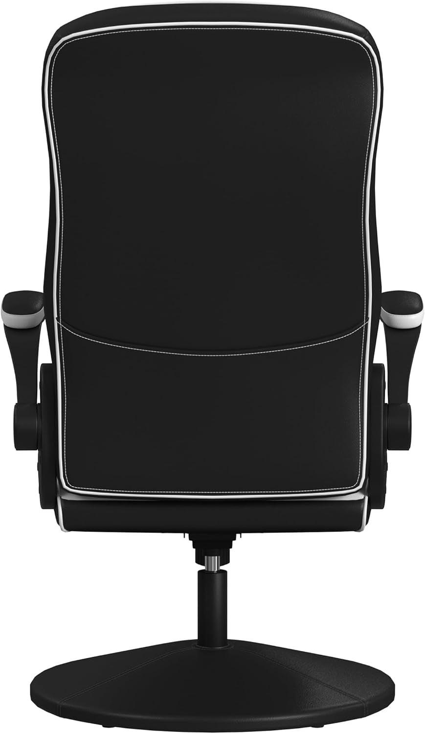 800 Racing-Inspired Gaming Rocker Chair, White RSP 800 BLK WHT