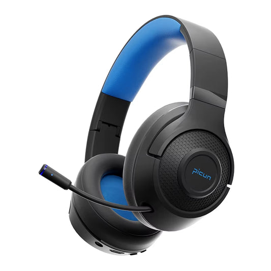 BG01 Wireless Gaming Headset with Microphone Lightweight Over-Ear Bluetooth 5.3 Headphones for Phone PC