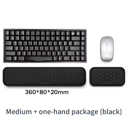 Ergonomic Memory Foam Keyboard Wrist Rest Pad for Gaming Desks