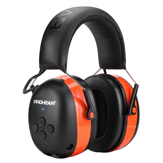 Electronic Headphone 5.0 Bluetooth Earmuffs Hearing Protection Headphones for Music Safety Noise Reduction Charging