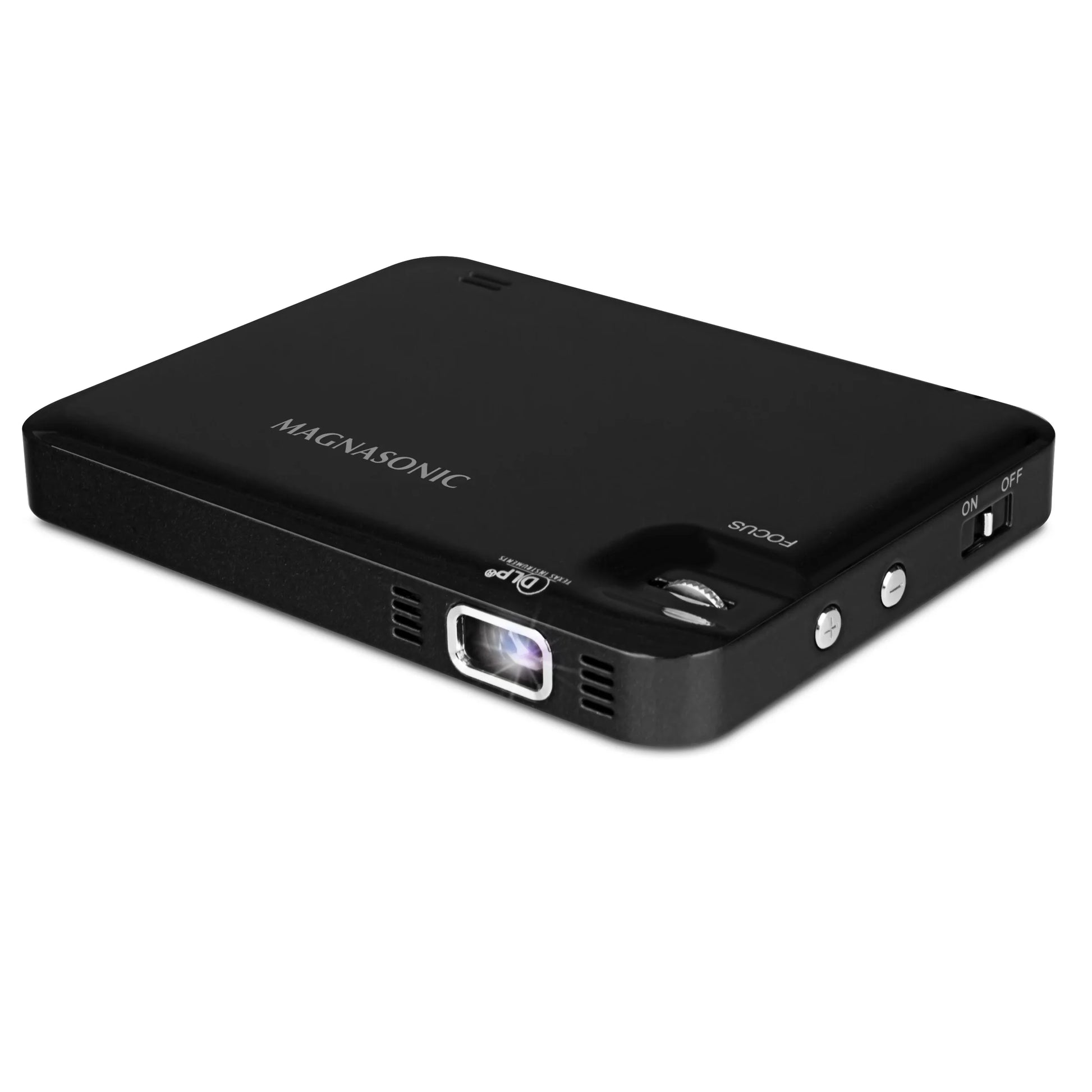 LED Pocket Pico Video Projector, HDMI, Rechargeable Battery, Built-In Speaker, DLP, 60" Hi-Resolution Display for Streaming Movies, Presentations, Smartphones, Tablets, Laptops (PP60)