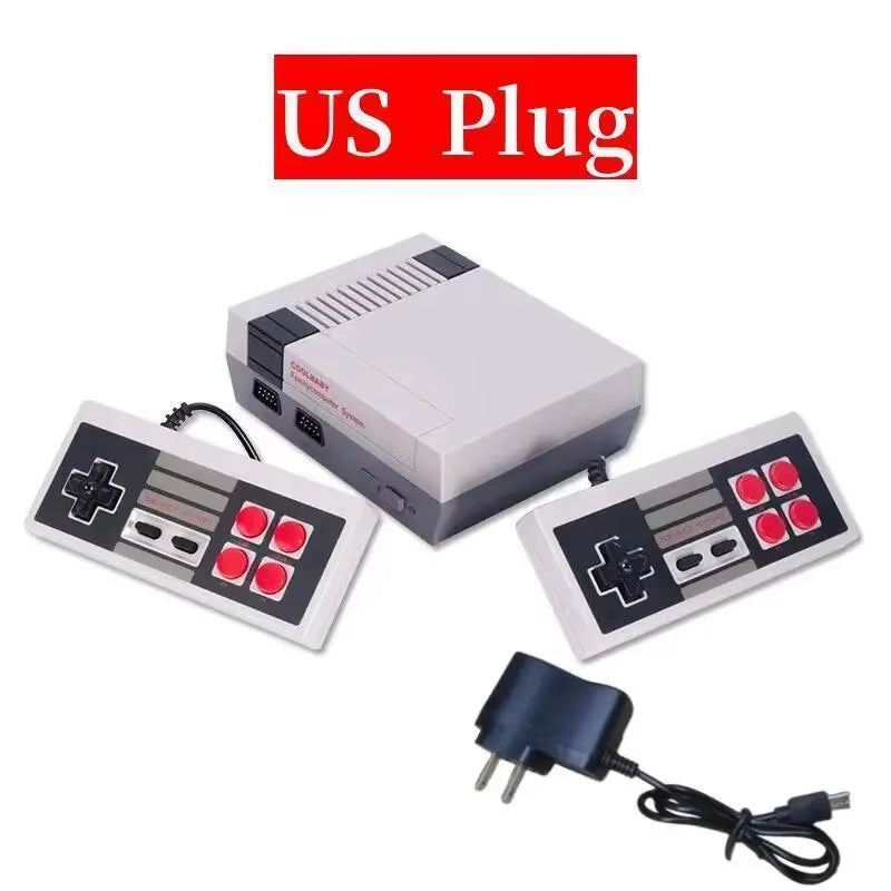 Handheld Mini Video Game Console with AV Output - 620 Built-In Classic Games and Dual Gamepad for Family Entertainment