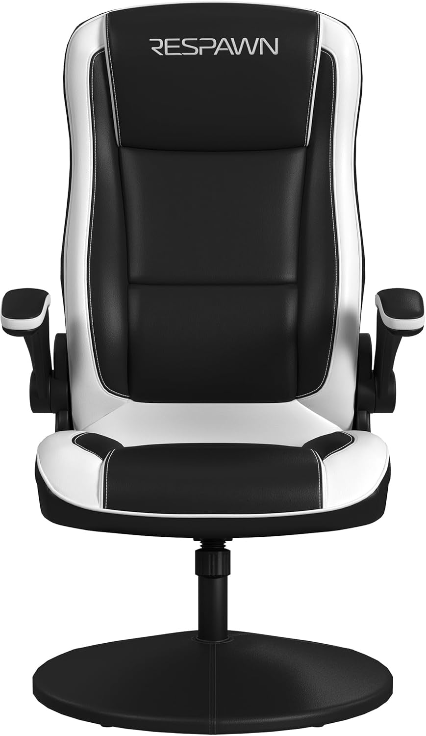 800 Racing-Inspired Gaming Rocker Chair, White RSP 800 BLK WHT