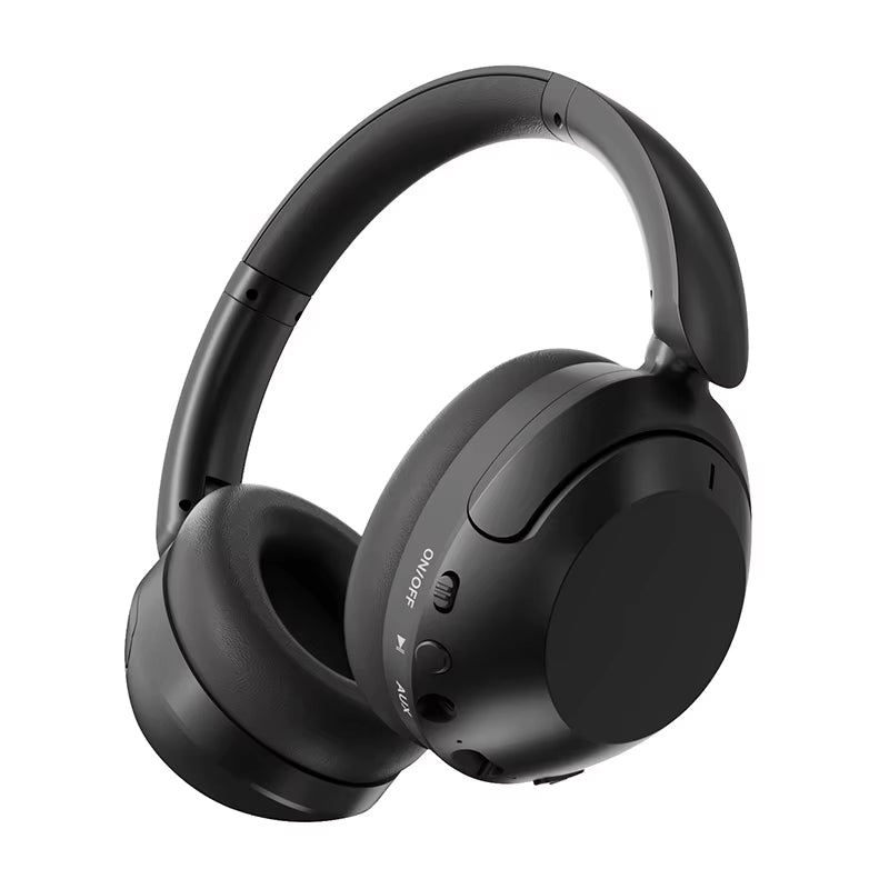 Wireless Bluetooth 5.0 Noise-Canceling Headphones with Microphone, Foldable Gaming Earphones with TF Card Support