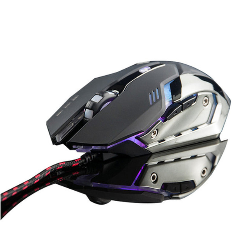 Silent Mute Computer Notebook Wired Gaming Mouse