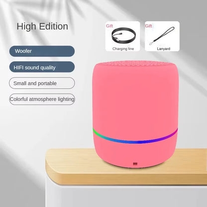 Wireless Bluetooth Speaker AI Intelligent Voice Control Mini Speaker Portable Subwoofer Outdoor Mini Subwoofer Speakers