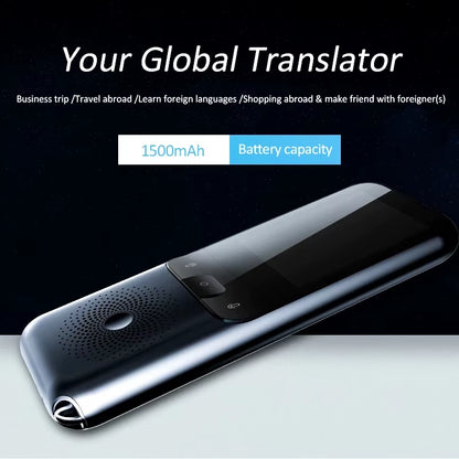 2025 T11 Portable Audio Translator - Real-Time Smart Voice AI with 138 Language Offline Capability and Photo Translation