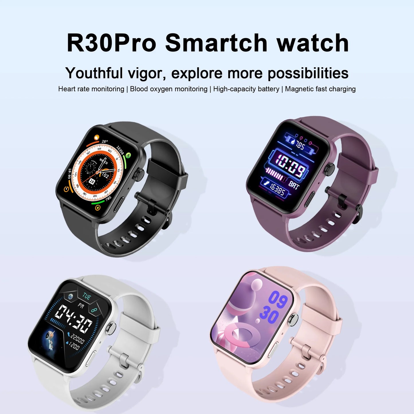 Smart Watch for Android and Iphone,Ip68 Waterproof,With Bluetooth Call(Answer/Make Calls) for Women Men 1.83" HD Screen Fitness Watch with AI Voice,Black