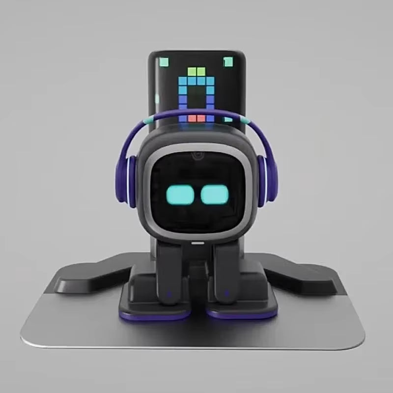 Emo Intelligent Robot Pet Toys Emo Accompanying Voice Machine Ai Puzzle Electronic Action Desktop Electronic Pet Kids Gifts Toys