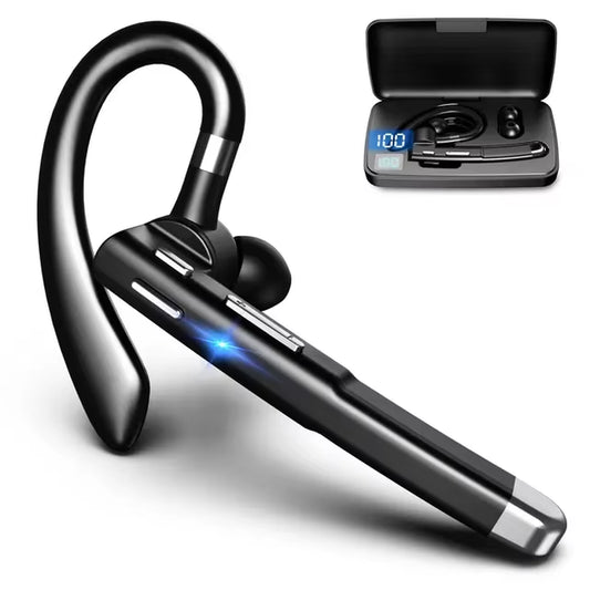 Bluetooth Headset Noise Cancelling Sports Waterproof Digital Display Headphones for Smart Life