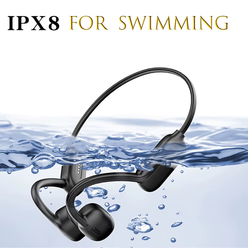 Xiaomi  Swimming Bone Conduction Earphones Bluetooth Wireless IPX8 Waterproof 32GB MP3 Player Hifi Headphone Mic Headset