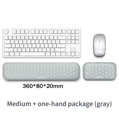 Ergonomic Memory Foam Keyboard Wrist Rest Pad for Gaming Desks