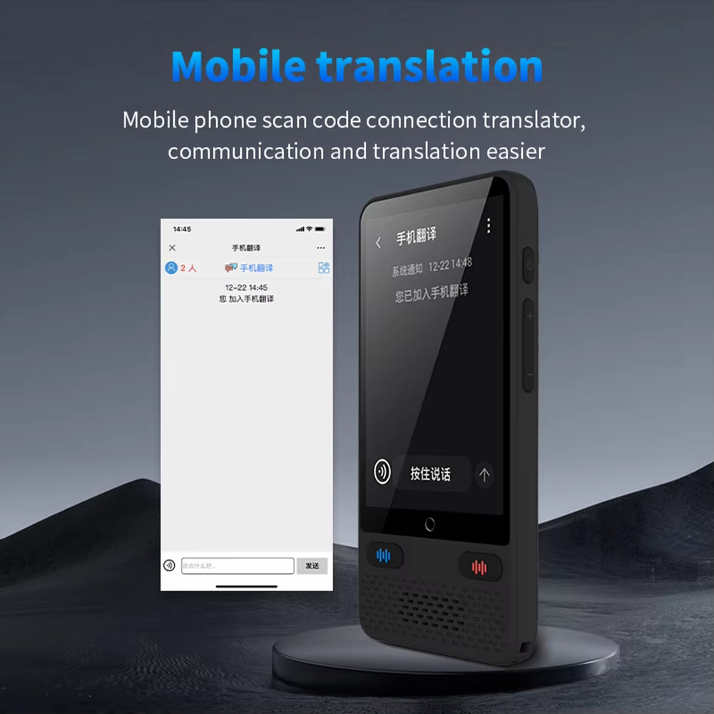 Portable Language Translator Device 138 Real-Time Languages Instant Voice Translator with Online Offline Translation