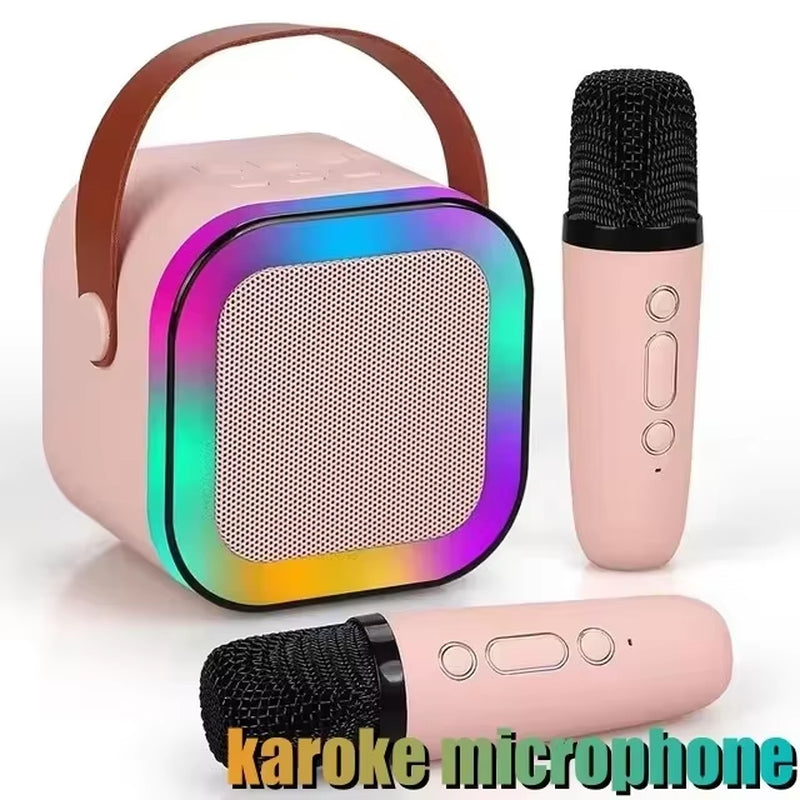 Professional Wireless Bluetooth Microphone and Speaker for Gaming, KTV, Karaoke, and Live Streaming - Compatible with iPhone, Samsung, and Laptops - Noise Reduction Technology