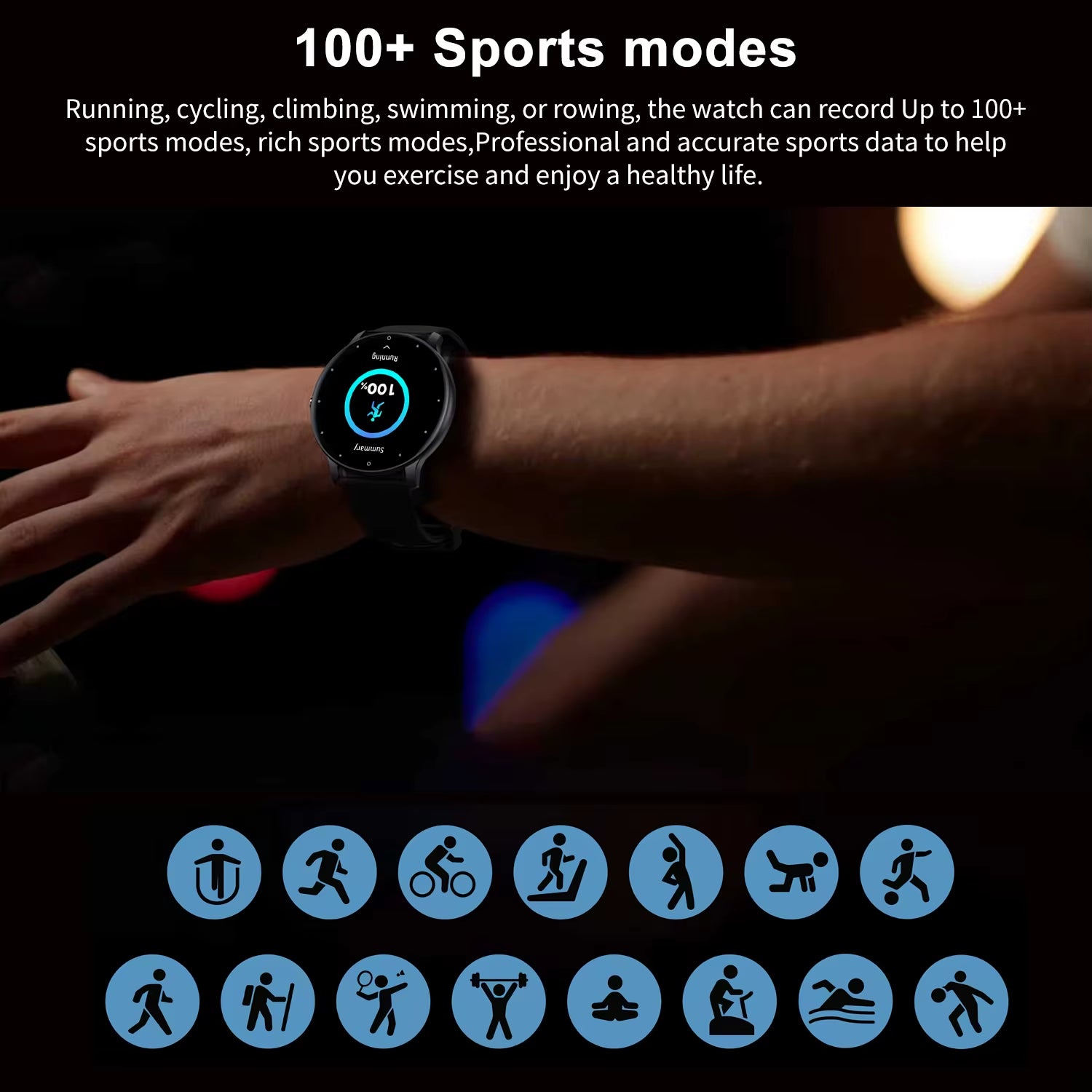 Bluetooth Call Smart Watch for Men Women 24H Heart Rate Monitoring Sports Fitness Tracker IP67 Waterproof Smartwatch New