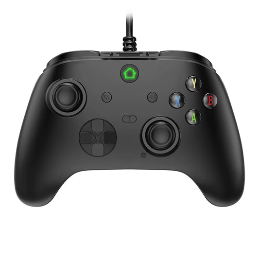 Wired Game Controller for PC, PS3, and Android TV Box with Hall Trigger, Dual Vibration, Programmable Keys, and Turbo Button