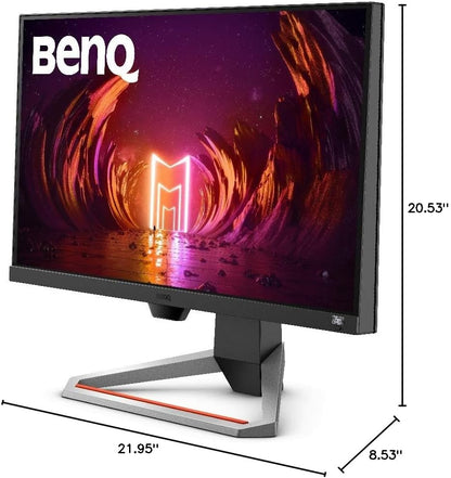 Mobiuz EX2510 24.5-Inch 1080P 144Hz IPS Gaming Monitor with FreeSync Premium, HDRi, and Integrated Speakers