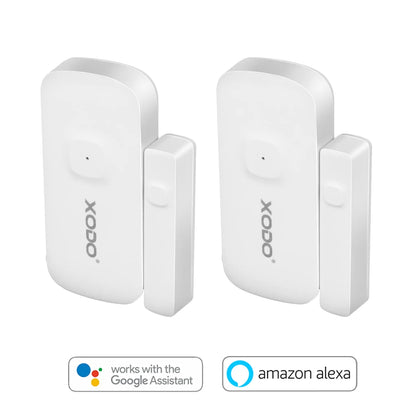 DS1 2-Pack Wi-Fi Security Door Window Sensor, Google & Alexa Compatible