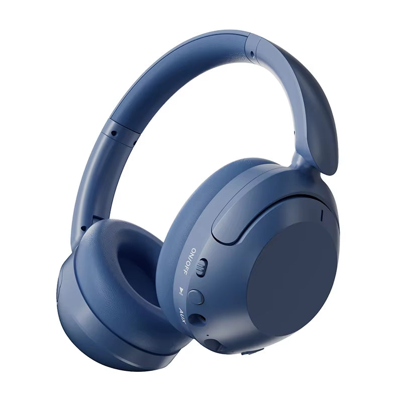 Wireless Bluetooth 5.0 Noise-Canceling Headphones with Microphone, Foldable Gaming Earphones with TF Card Support