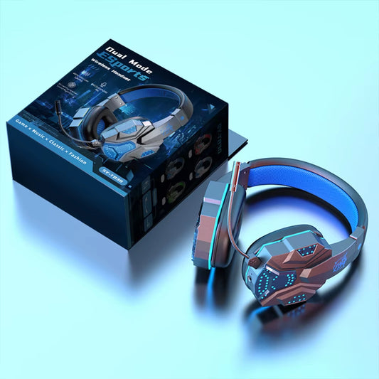 Professional Bluetooth Gaming Headphones with Detachable Microphone for Laptop Xbox Smart Phone Gamer Headset Gifts