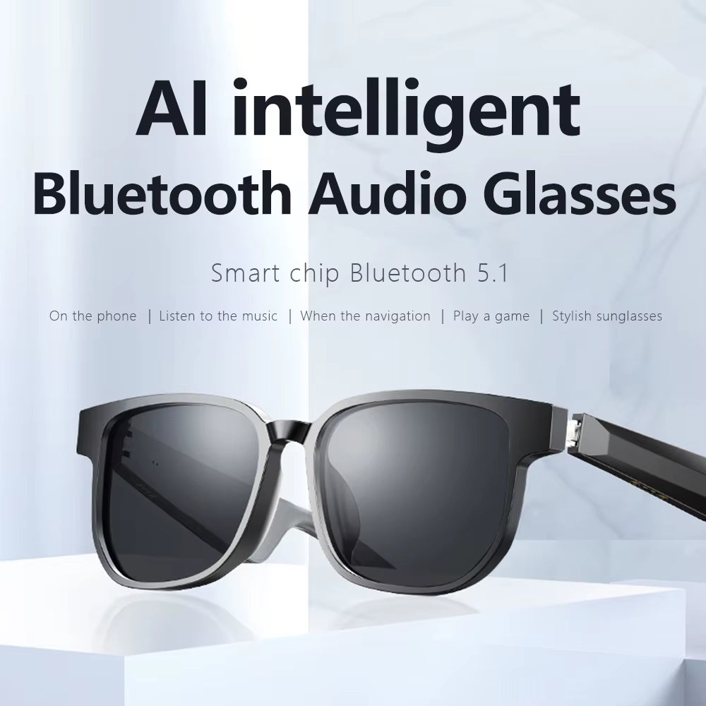 Smart Glasses GS09 M6 PRO Drivers Special Sunglasses Anti-Blue Blue Bluetooth Headset AI Audio Glasses Free Both Ears