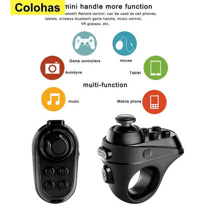 Bluetooth-Compatible Gaming Finger Mouse Controller Adapter for Android and iOS