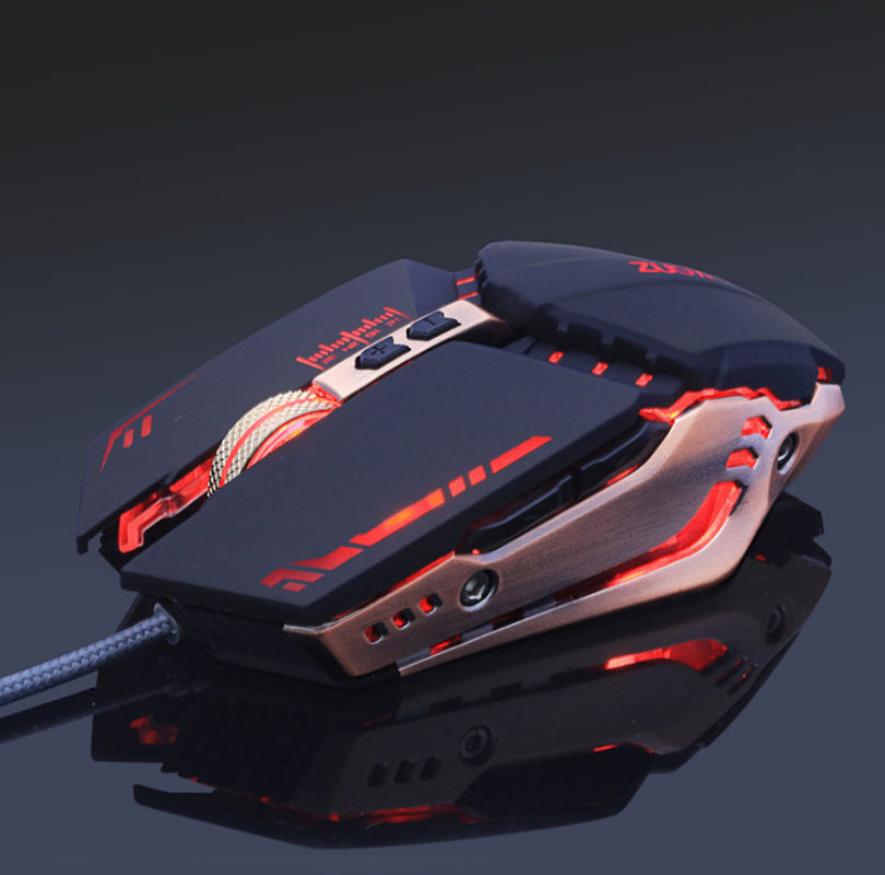 Silent Mute Computer Notebook Wired Gaming Mouse