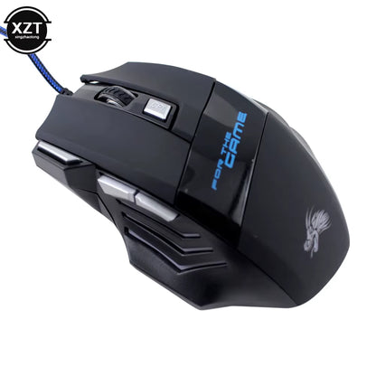 Professional Shenlong 7-Button LED Optical USB Wired Gaming Mouse for Competitive Gamers