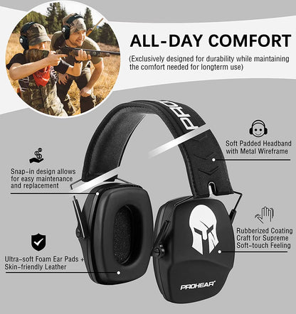 Ear Protection Noise Reduction Nrr26Db Shooting Hearing Earmuffs Snake Cartoon Ear Muffs Noise Cancelling for Headphones