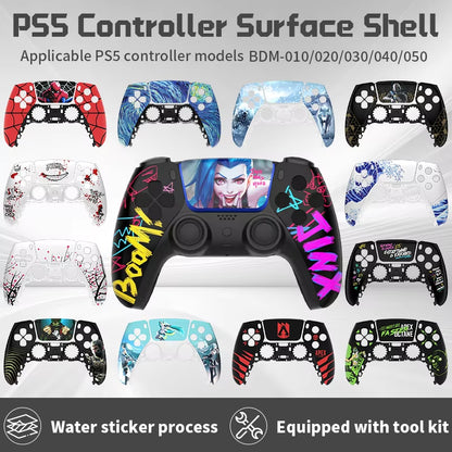 Front Shell Touchpad Replacement for PS5 Controller BDM-010, 020, 030, 040, 050 - James and Jinx Design