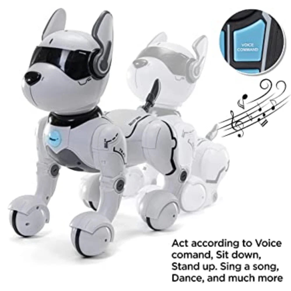 Remote Control Robot Dog Toy, Robots for Kids, Rc Dog Robot Toys for Kids 3,4,5,6,7,8,9,10 Year Old and Up, Smart & Dancing Robot Toy