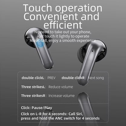 Xiaomi Wireless AI Earphones with Real-Time Language Translation Noise Reduction Touch Volume Control Type-C Charging Ios 230MAH