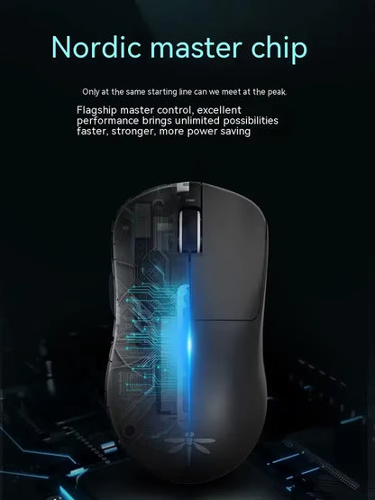 VGN Dragonfly F1 Wireless Gaming Mouse with PAW3395 Sensor and Nordic 52840 Chip - Dual Mode Customizable Accessories for FPS Gaming