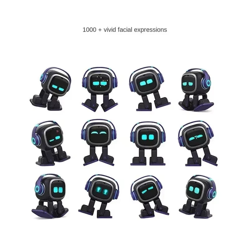 Emo Intelligent Robot Pet Toys Emo Accompanying Voice Machine Ai Puzzle Electronic Action Desktop Electronic Pet Kids Gifts Toys